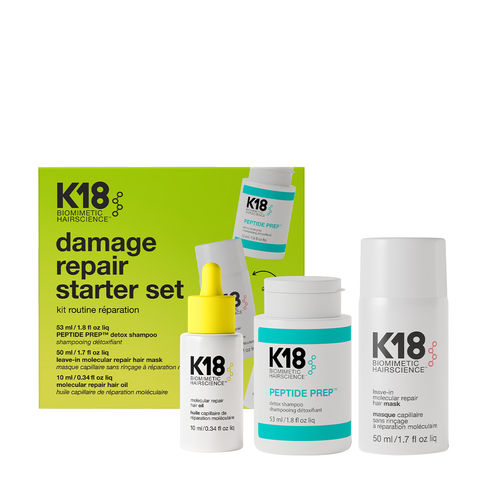 K18 HAIR Damage Repair Starter Set -pakkaus