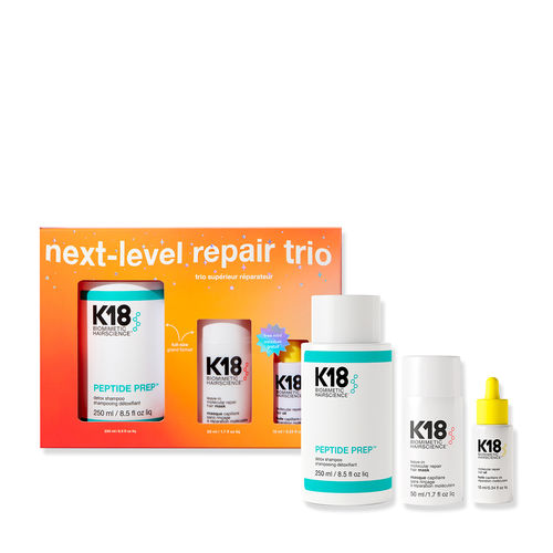 K18 HAIR Next-Level Repair Trio -pakkaus